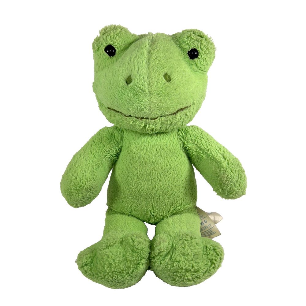 Build-A-Bear Workshop Frog Plush Green 16" Spring Stuffed Animal Kids Toy Cute